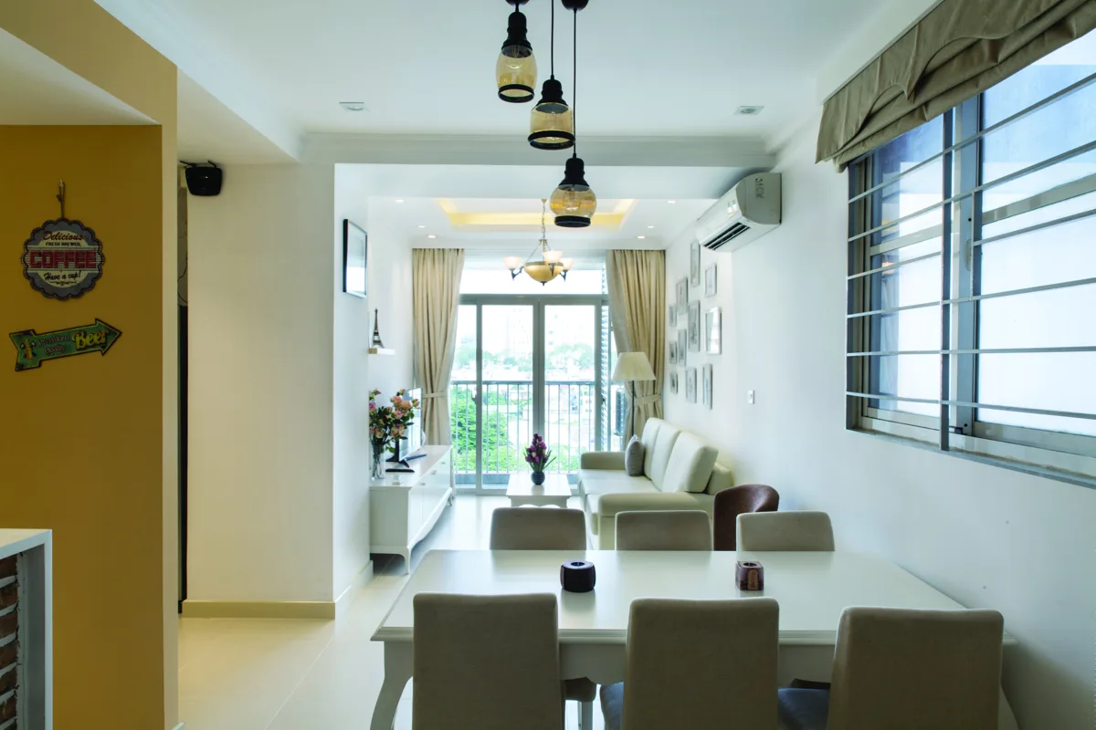 Không gian sinh hoạt tại Khánh Hội 3